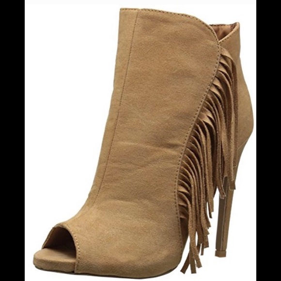 Qupid  Open toe Boot Heel - Picture 1 of 8